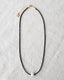 Pearl and Cord Necklace