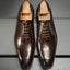 Hanmce Oxford Shoes Fashion Genuine Leather Breathable Patent Shoes For Men