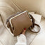 Gusure Vinatge Shell Women Shouder Crossbody Bag Clip Designer Small Handbags Luxury PU Leather Messenger Bag Lady Fashion Purse