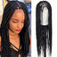 Knotless Three-Strand Box Crochet Braided Hair Wig Full Lace Glueless 18-36 Inch Natural Hairline American Women Braiding Wigs