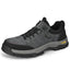 OEM Service Cow Genuine Leather Waterproof Anti Slip Hiking Work Shoes for Men