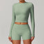 Fall and Winter Brushed Back Yoga Clothes Suit