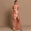 Thinyfull Formal Mermaid Prom Evening Dresses One Shoulder Floor Length Party Dress High Split Night Cocktail Gowns Customized
