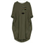 Women's Spring and Summer Sketched Portrait Pattern Printed Casual Fashion Loose Large Size Long Sleeve Pocket Dress