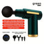 Long endurance TYPE-C mouth electric massager with six adjustable levels, silent fascia gun, multifunctional button fascia gun