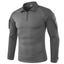 Men's Outdoor Tactical Hiking T-Shirts,Hunting Camouflage Long Sleeve Hunting Climbing Shirt,Male Breathable Sport Clothes