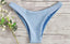 Bikini Bottoms Women's 2026 New Swimsuit Low Waisted Bottom Solid Brown Swimwear Thong Beachwear Brazilian Bathing Suit Summer