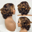 250% Density 5x5 Lace Closure Wig Short Loose Bouncy Wig 100% Human Hair Loose Bouncy Human Hair Wig For Black Women