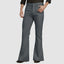 Vintage Flared Pants For Men Harajuku High Waist Skinny Pants Male Retro Slim Fit Bell Bottom Trousers Street Wear Pantalones