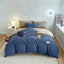 INS style high luxury solid color double-sided style single couple quilt cover soft luxury hotel & apartment & home bedding