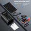 Car Jump Starter With Air Compressor Jump Starter Power Bank Portable Battery Starter 150PSI Air Pump With LED Light