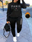 Womans Tracksuit Two Piece Set Hooded Sweatshirts+Sweatpants Suit Lady Casual Jogging Pullovers Fashion Sports Outfits Clothing