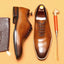 Italian Men's Formal Shoes Luxury Genuine Leather Handmade Quality Comfortable Elegant Black Wedding Social Oxfords Shoes Man