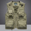 2026 New Men's Vest Tactical Webbed Gear Coat Summer Photographer Waistcoat Tool Many Pocket Mesh Work Sleeveless Jacket Male
