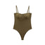 Zevity 2026 Women Sexy Spaghetti Strap Inner Style Beach Wear Bodysuits Ladies Soft Slim Swimsuit Playsuits Mujer Rompers LS9043