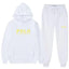 Autumn and Winter 2025 New Men's casual Set outdoor fashion jogging men's and women's hooded sweatshirt and pants 2-piece set