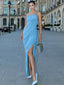 Nibber Fashion Asymmetry Split Dress Women Backless Ruched Solid Elegant Slim Birthday Party Clubwear Skew Collar Sexy Vestidos