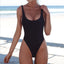 Women's One-piece Swimsuit Sexy Solid Color Shoulder Strap Swimming Bathing Surfing Suit Beach Sports Wear Sexy Swimwear