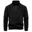 AIOPESON Brand Quality Thicken Warm Fleece Jacket for Men Zipper Neck Pullover Men's Sweatshirt Soft Shell Mens Jacket