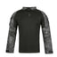 Men's Outdoor Tactical Shirts Long Sleeve Outfit Combat Shirt 1/4 Zipper Ripstop Tops Workwear pullover Camo Airsoft T-Shirts