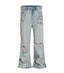 STONE DESTRUCTION FLARE DENIM