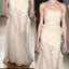 Customized See Through Chiffon Strapless Evening Dress High Quality Flowers Prom Dresses Delicate Special Occasion Gowns