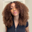 NEW 10A 6x5 Glueless Lace Human Hair Wigs Ready To Wear And Go Short Curly Ombre Highlights Brown Blonde Ginger 99J Colored Wigs