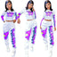 High Quality 2 Piece Outfit for Women Set Casual Sweat Suit Crop Sweatpant Joggers Tracksuit Fall Clothes Wholesale Dropshpping