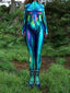 Sexy Snake Print Jumpsuit Colorful Party Morphsuit Holiday Party Forest Theme Front Zipper Zentai Suits Rave Outfits 2025 & 2026