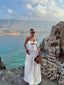 Donna Hollow Out Cinched Elegant Dress