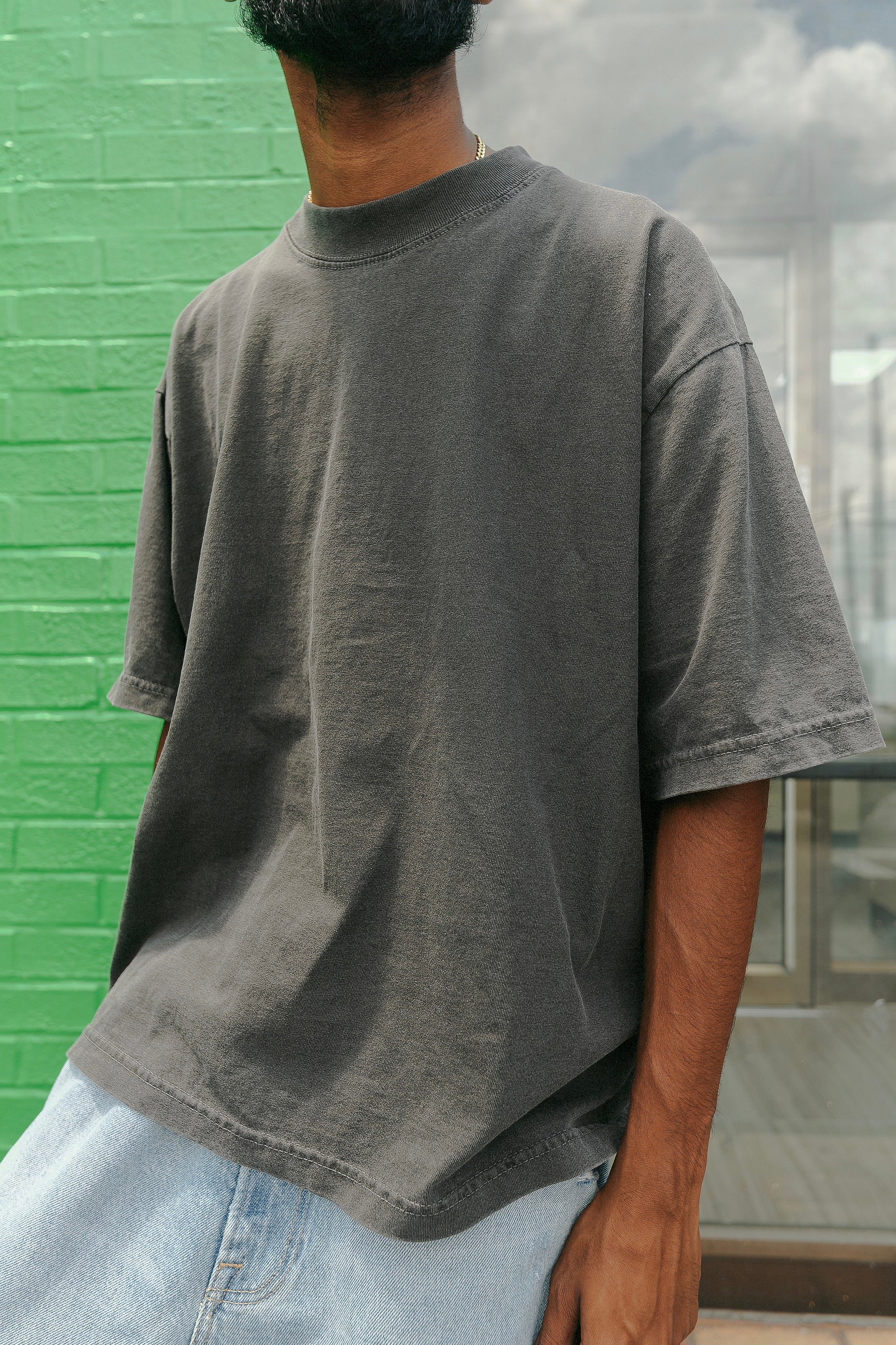Garment Dye Drop Shoulder Shirt Main image