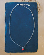 Silver Strawberry Fields Forever Necklace