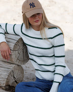 Stitch Stripe Crew