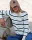 Stitch Stripe Crew