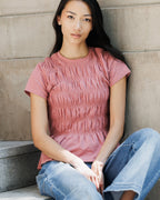 Smocked Tee