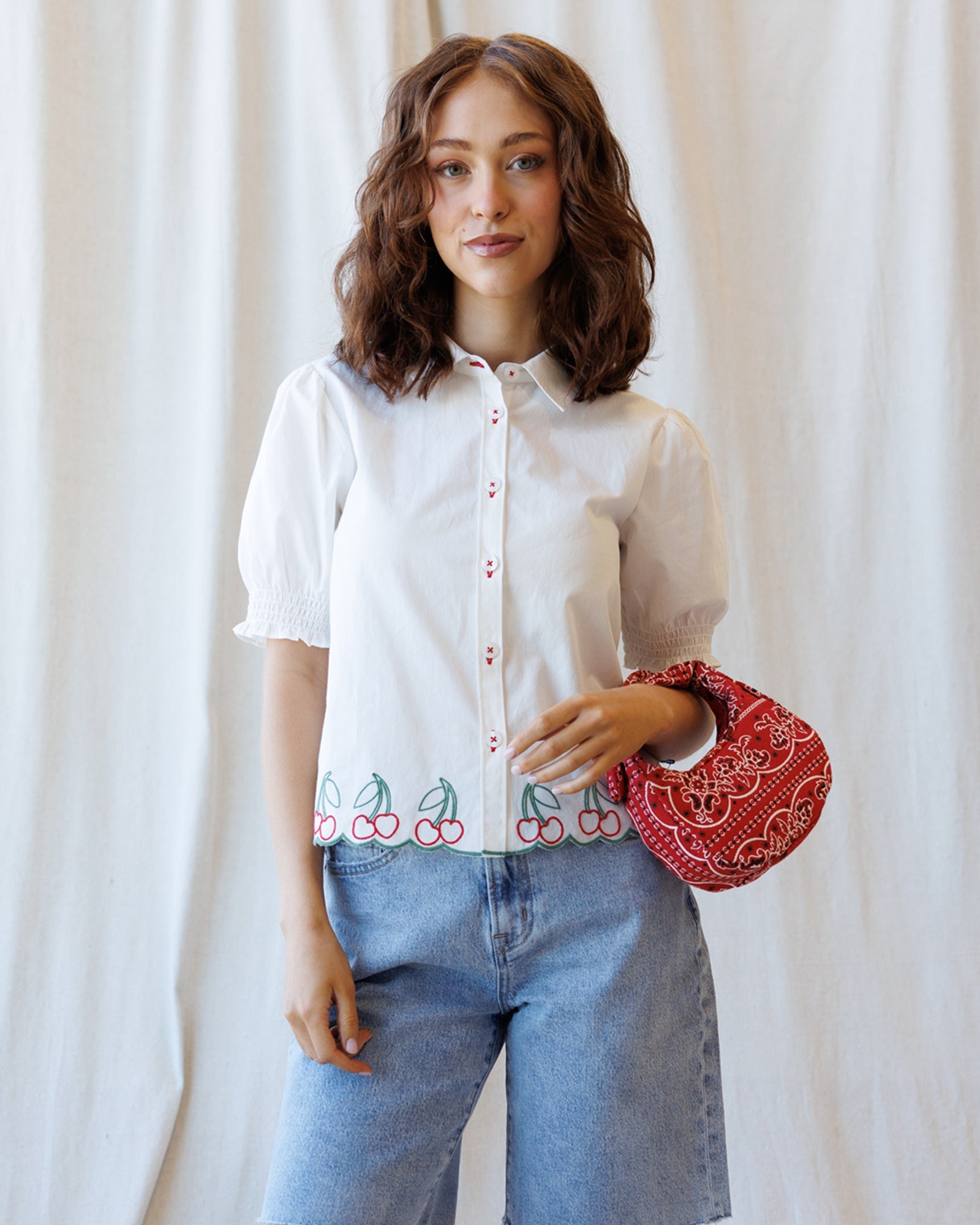 Cherry Cute Button Down Main image