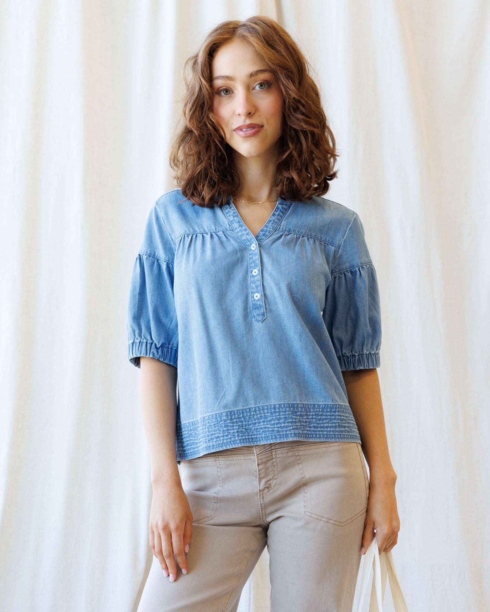 Portside Chambray Popover Main image