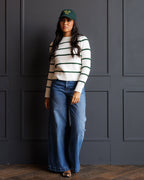 Stitch Stripe Crew