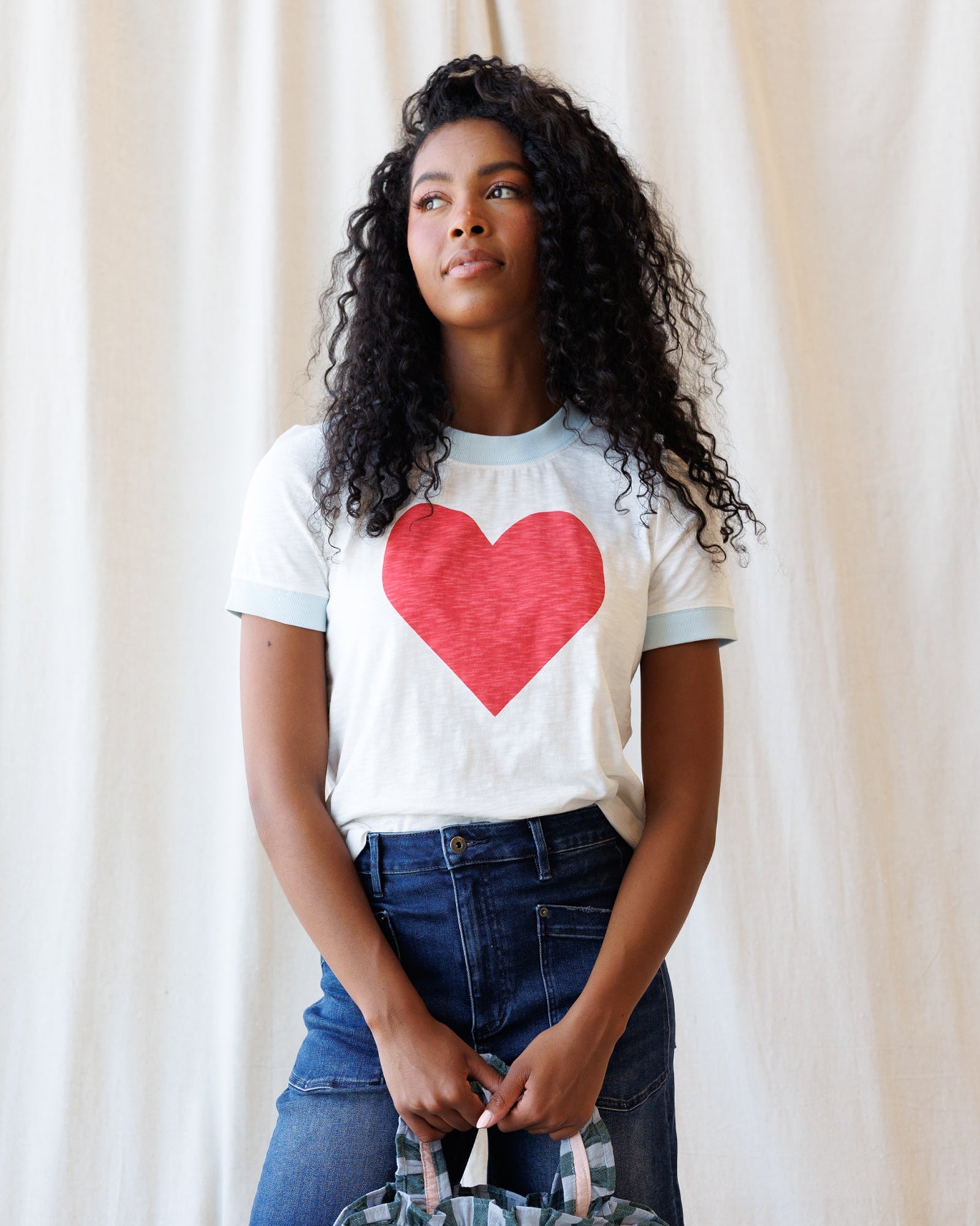 Heart to Heart Ringer Tee Main image