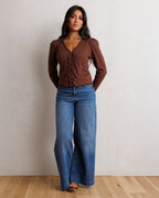 Super High Wide Leg Slouchy Wash