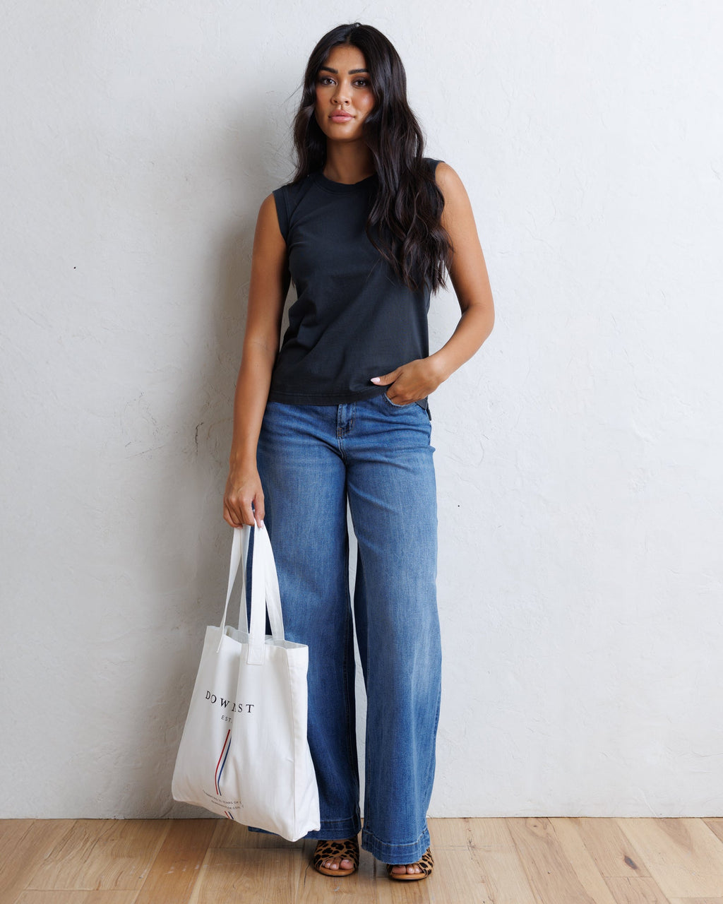 Super High Wide Leg Slouchy Wash