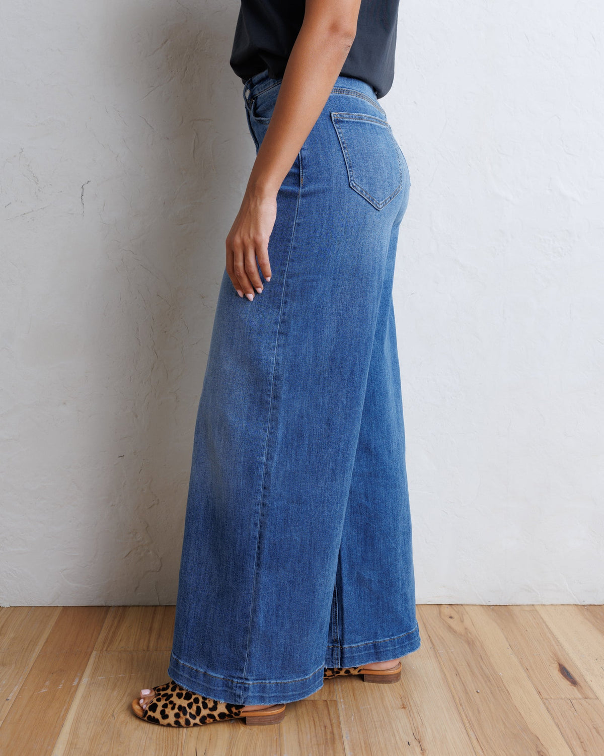 Super High Wide Leg Slouchy Wash