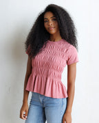 Smocked Tee