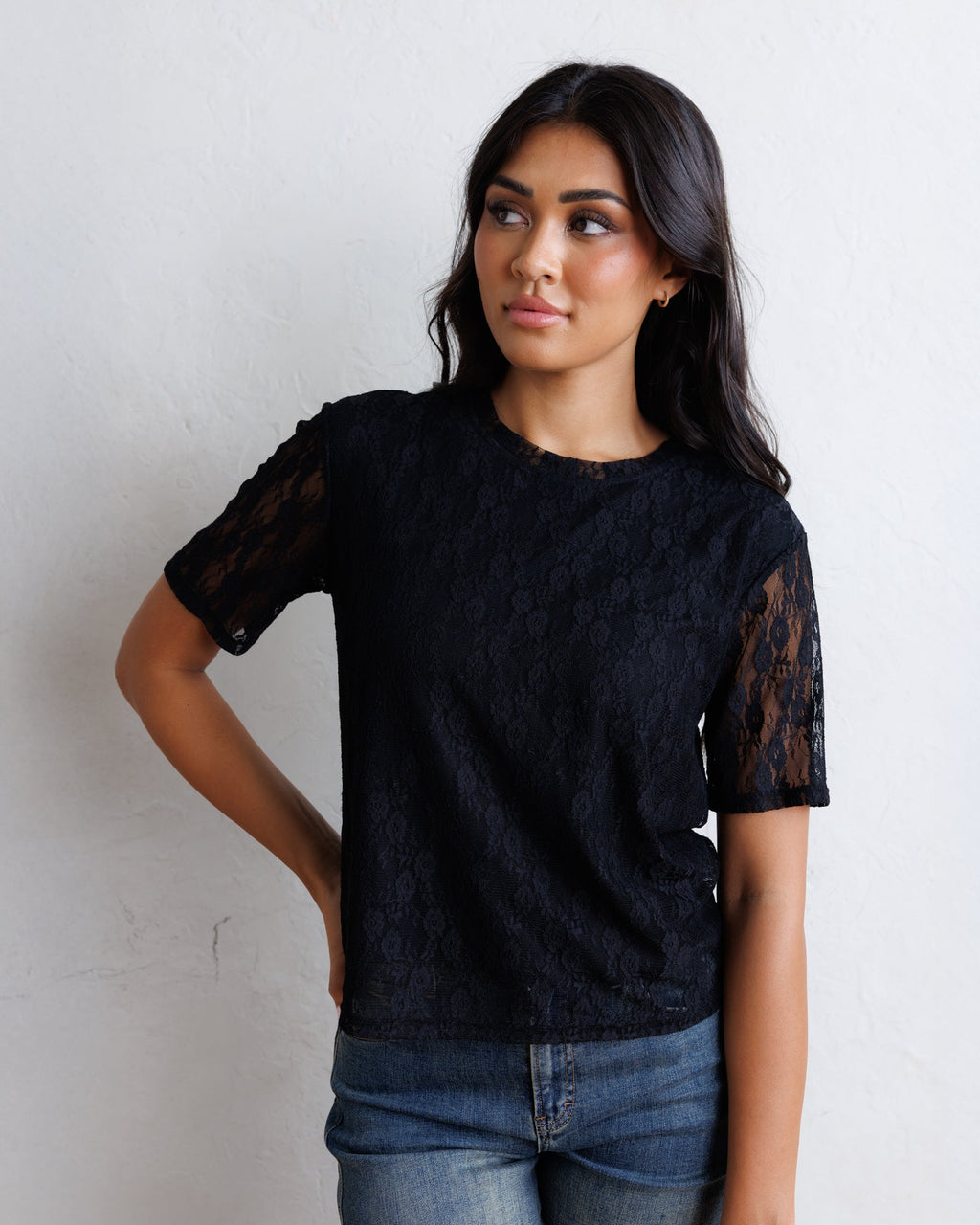 Laid Back Lace Tee