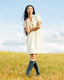 Demure Denim Dress