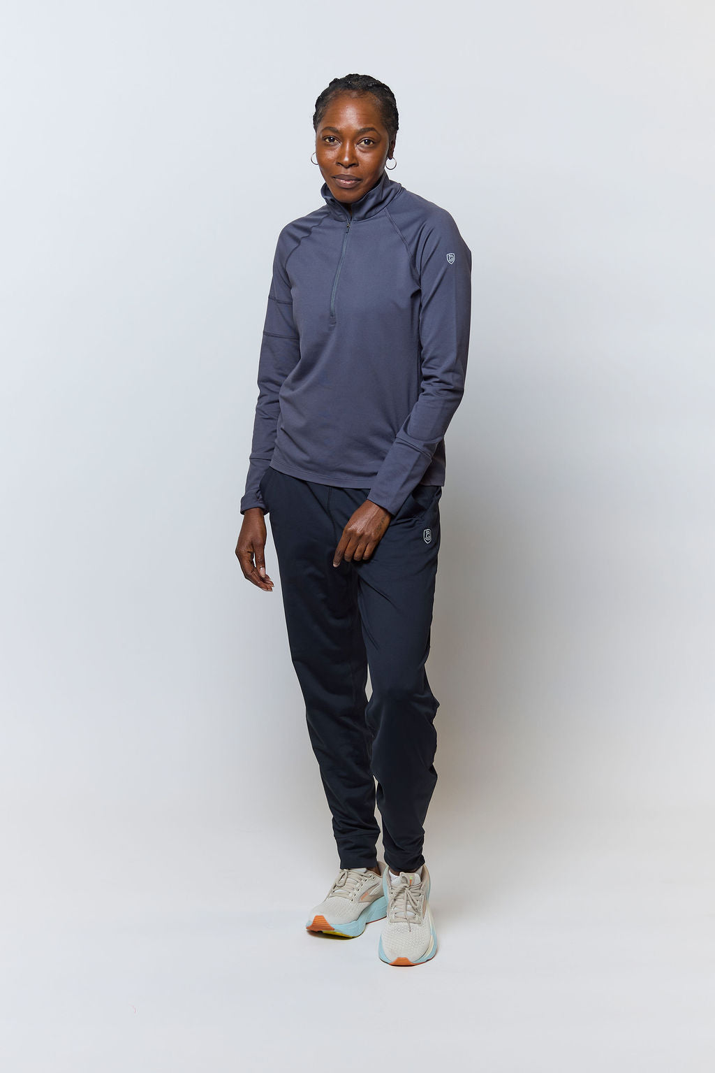 Valia Women's Black Jogger Pants Main image