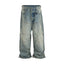 SANDWASH BAGGY BIKER DENIM