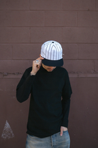Printed Flat Bill Hat