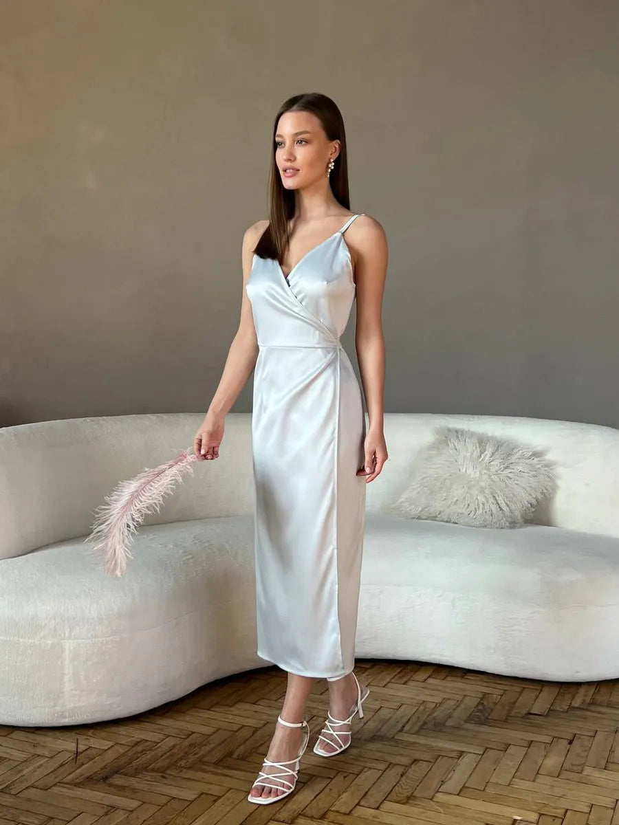 Wilfred Dress - Wrap-Around Elegance Secondary image
