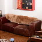 Genuine Sheepskin Area Rug Wool Rug Fur Carpet Fluffy Shaggy Fur Rug For Living Room Kids Bedroom Real Sheepskin Throw Lambskin